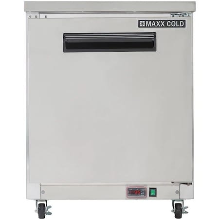 Maxx Cold Undercounter Freezer, Single Door 6.5 CUFT MXCF27U